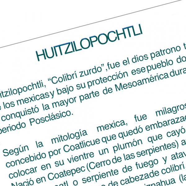 Póster Huitzilopochtli