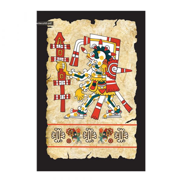Mictlantecuhtli frente Póster Mictlantecuhtli