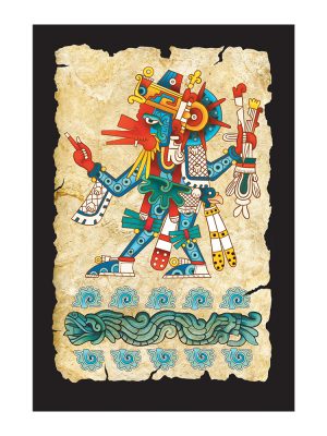 Póster Ehecatl-Quetzalcoatl