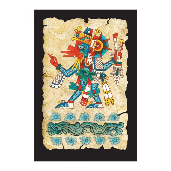 Quetzalcoatl frente Póster Ehecatl-Quetzalcoatl