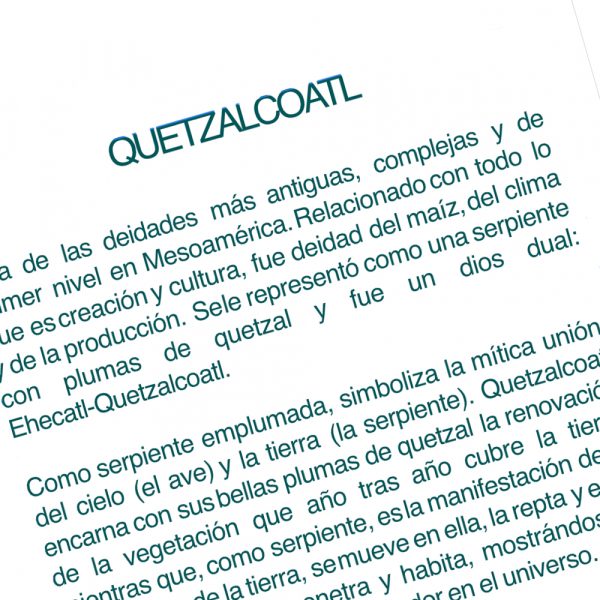 Quetzalcoatl vuelta Póster Ehecatl-Quetzalcoatl