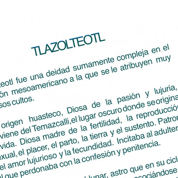 Tlazolteotl vuelta Póster Tlazolteotl