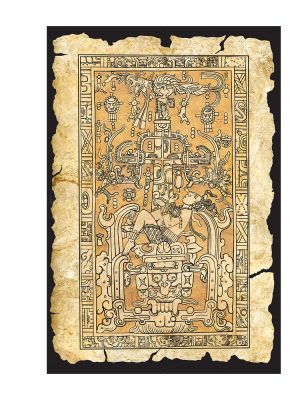 Póster lápida Rey Pakal