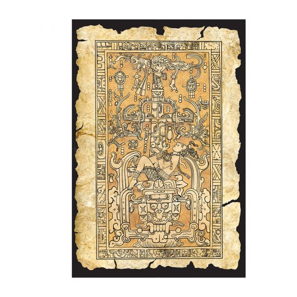 Póster lápida Rey Pakal